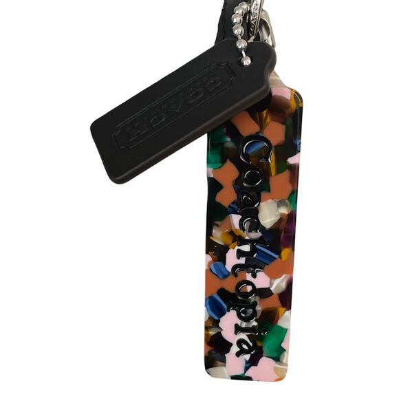 Coach Coachtopia Wavy Black Croc-Embossed Leather Shoulder/Crossbody NWT - Picture 9 of 12